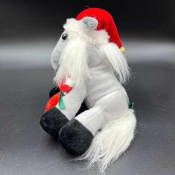 Breyer Kris Plush Holiday Christmas Horse Pony With Santa Hat & Red Bag Stuffed - Picture 4 of 7